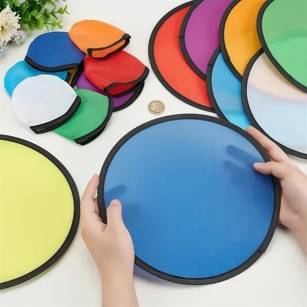 Portable Flying Disc Fan with Foldable Design and Carry Bag 2