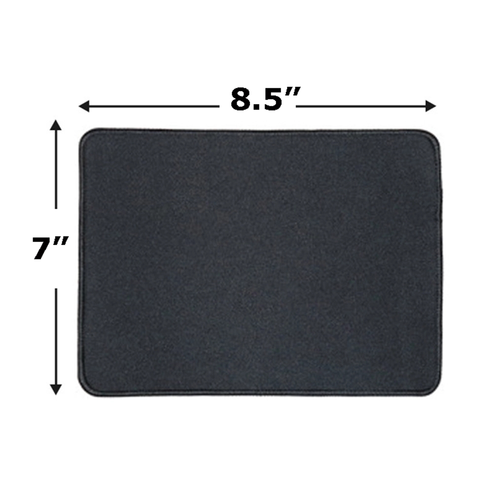 Non-Slip Rubber Base Mouse Pad with Stitched Edge 5