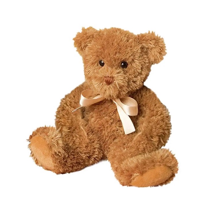 Caramel Fuzzy Teddy Bear Stuffed Animal 2
