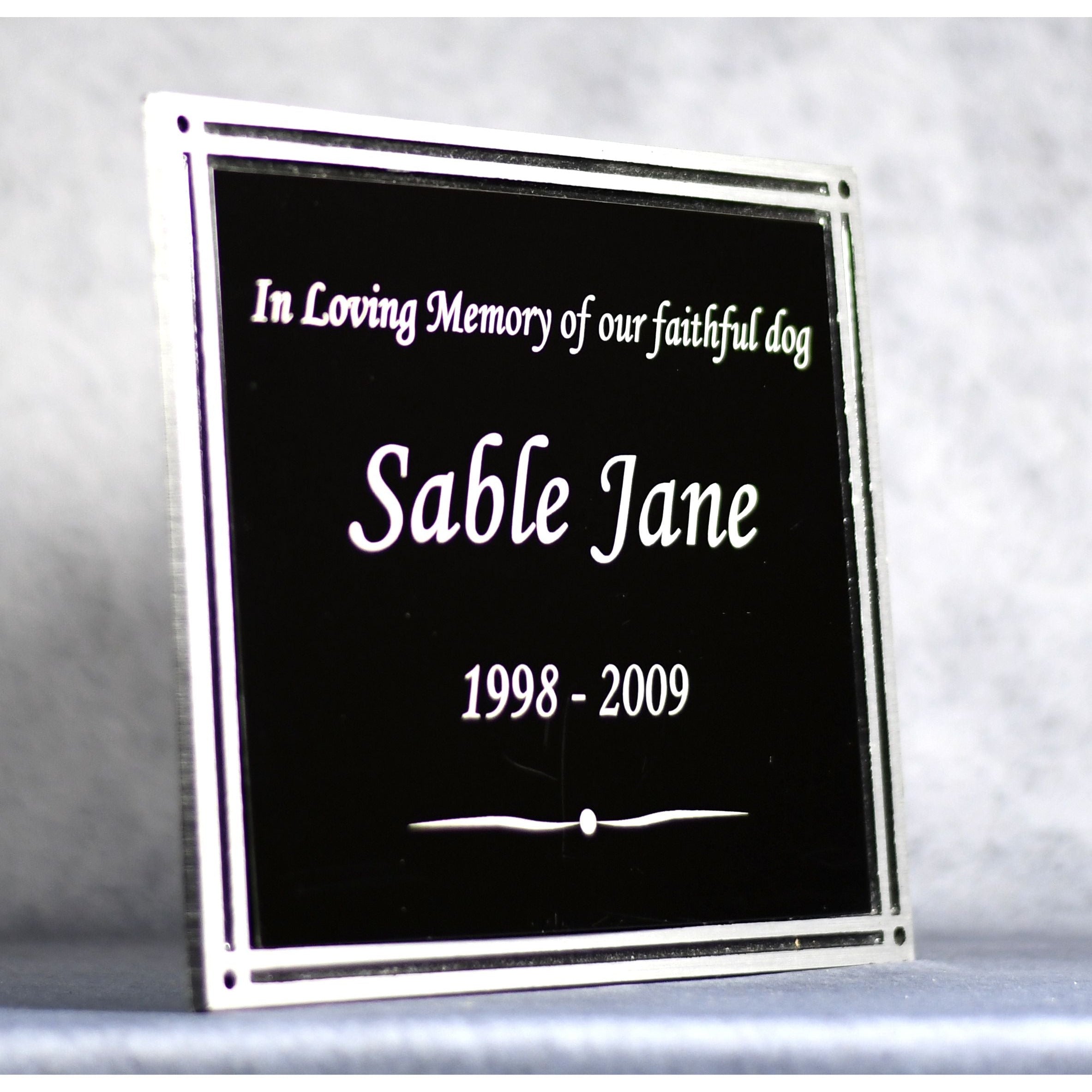 Cast Aluminum Plaque 4