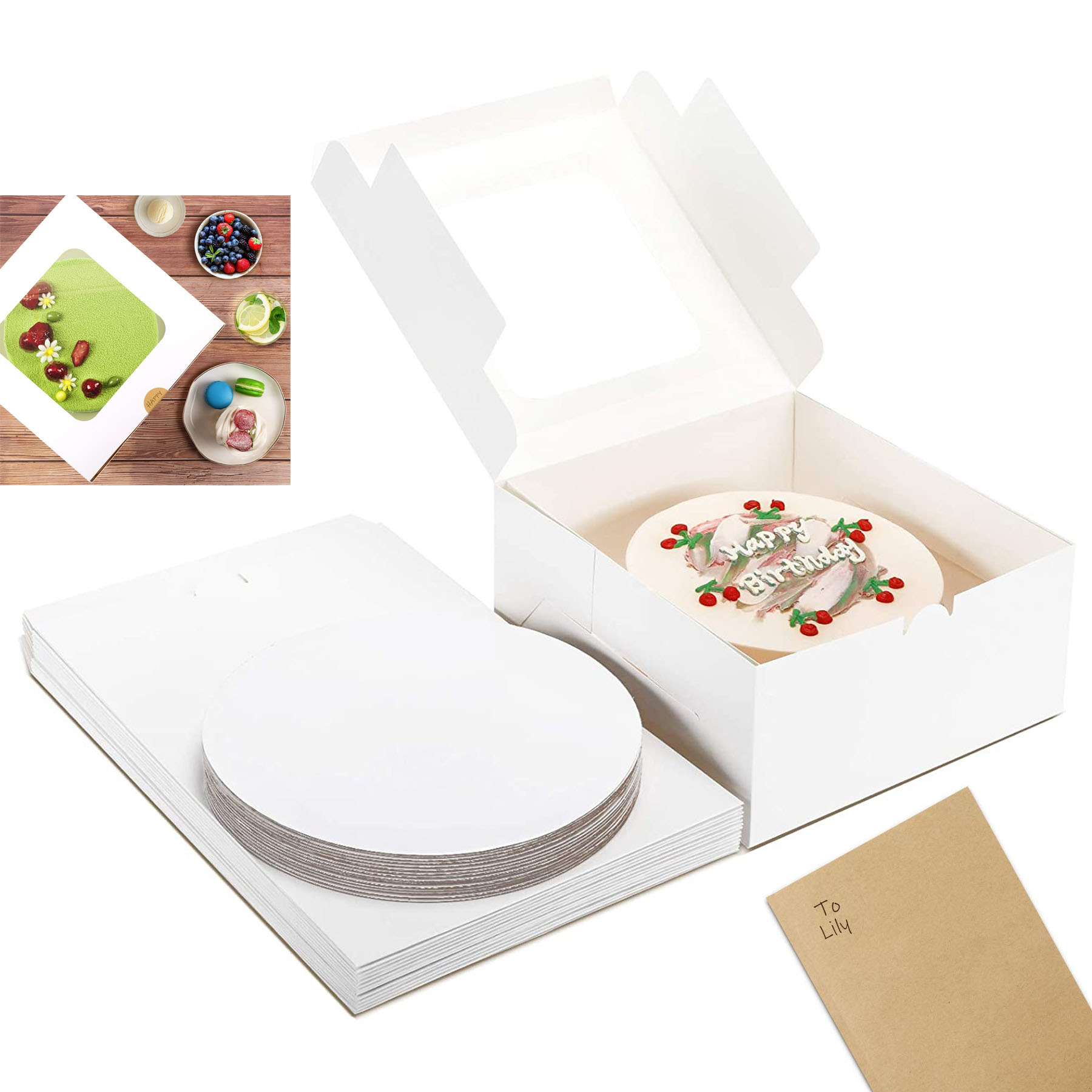 10 Inch Cake Boxes Set 1