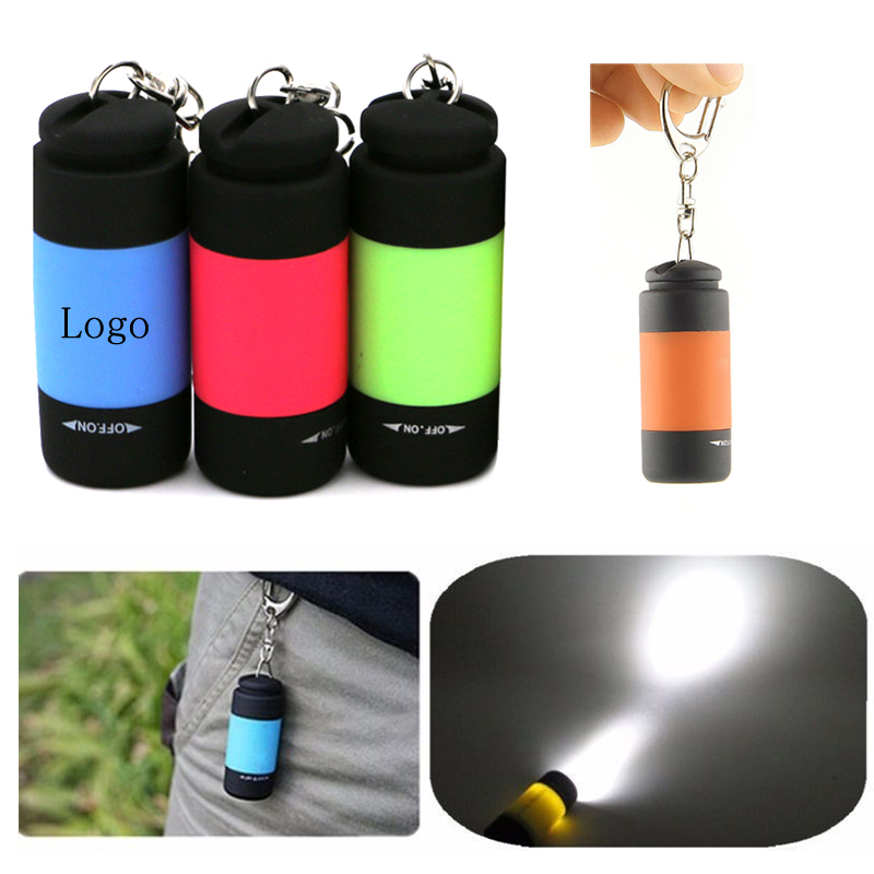 USB Charging LED Mini-Torch Flashlight With Keychain 2