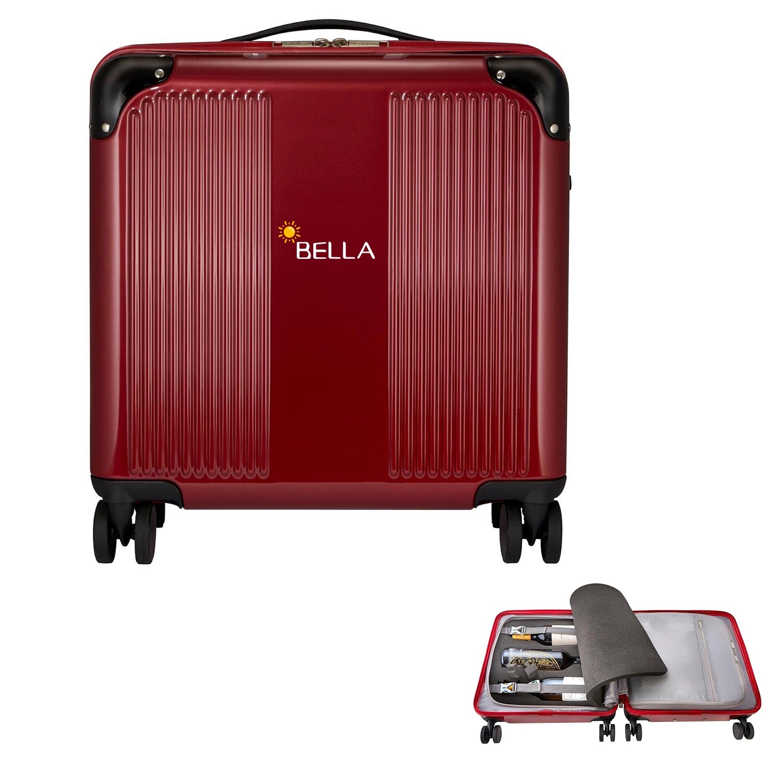 Wine Suitcase For Carrying 6 Bottles 1