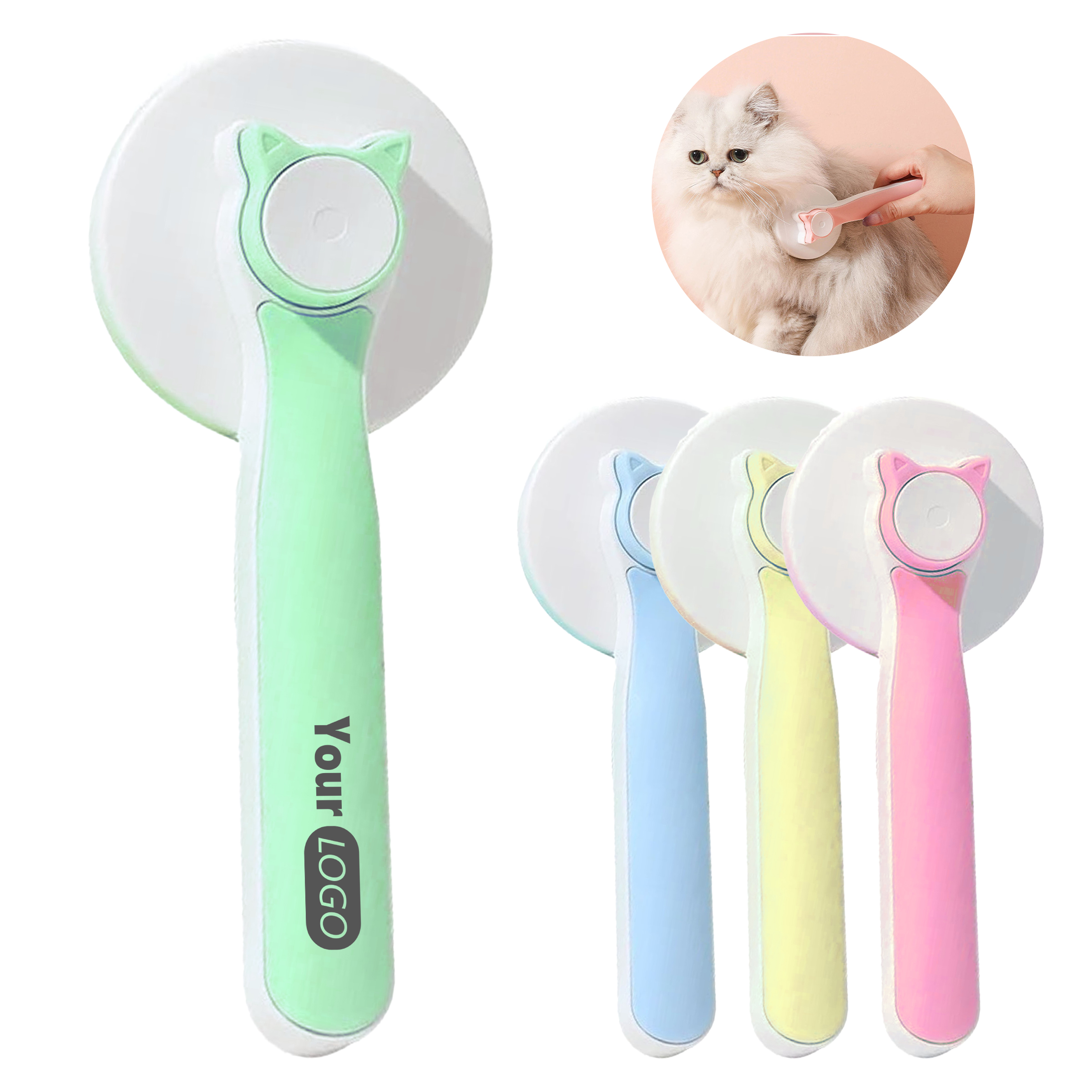 Plastic Pet Grooming Brush For Cats And Dogs ?C Stylish And Functional 3
