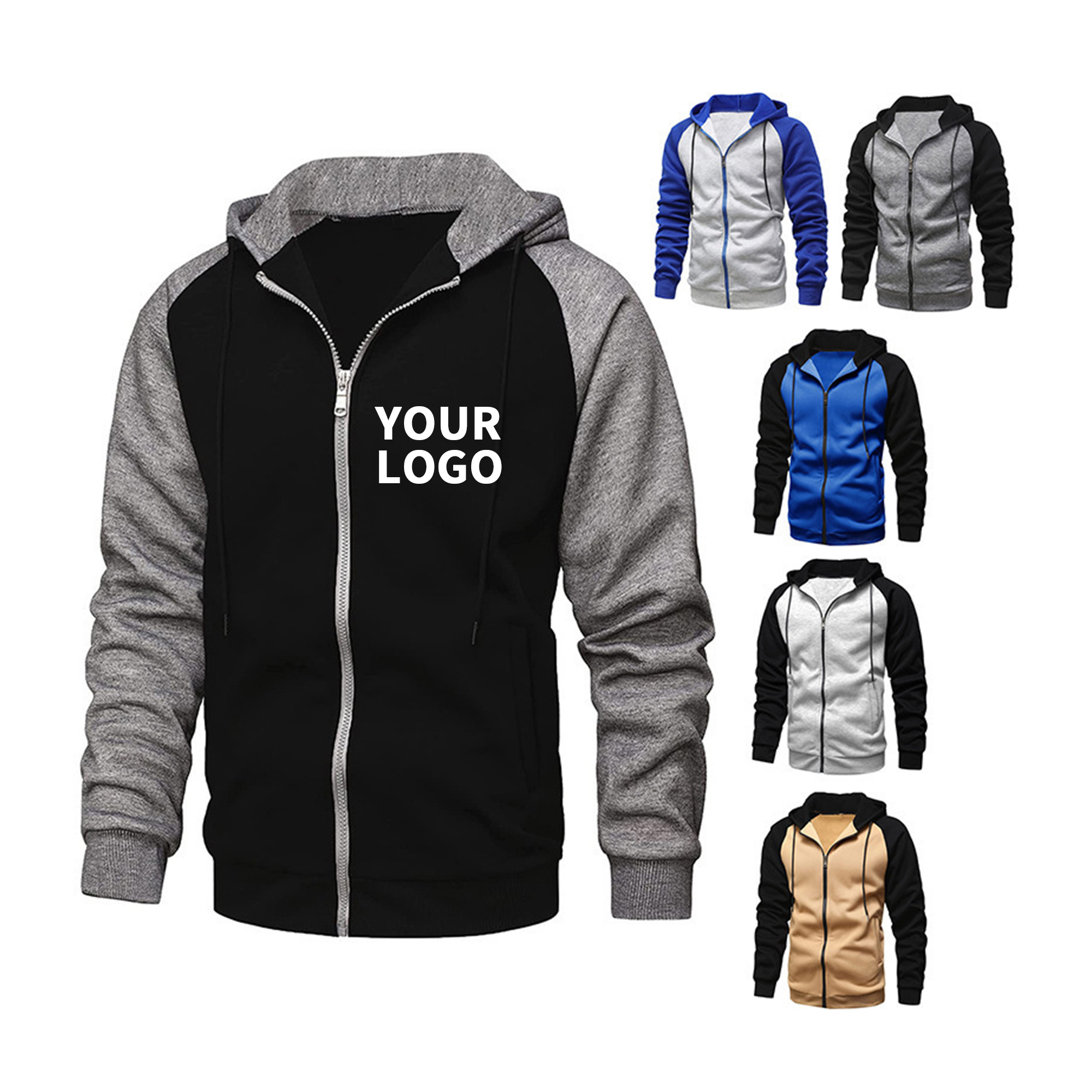 Mens Hooded Sweatshirt With Pocket Design, custom hoodie or sweatshirt with logo imprint 2