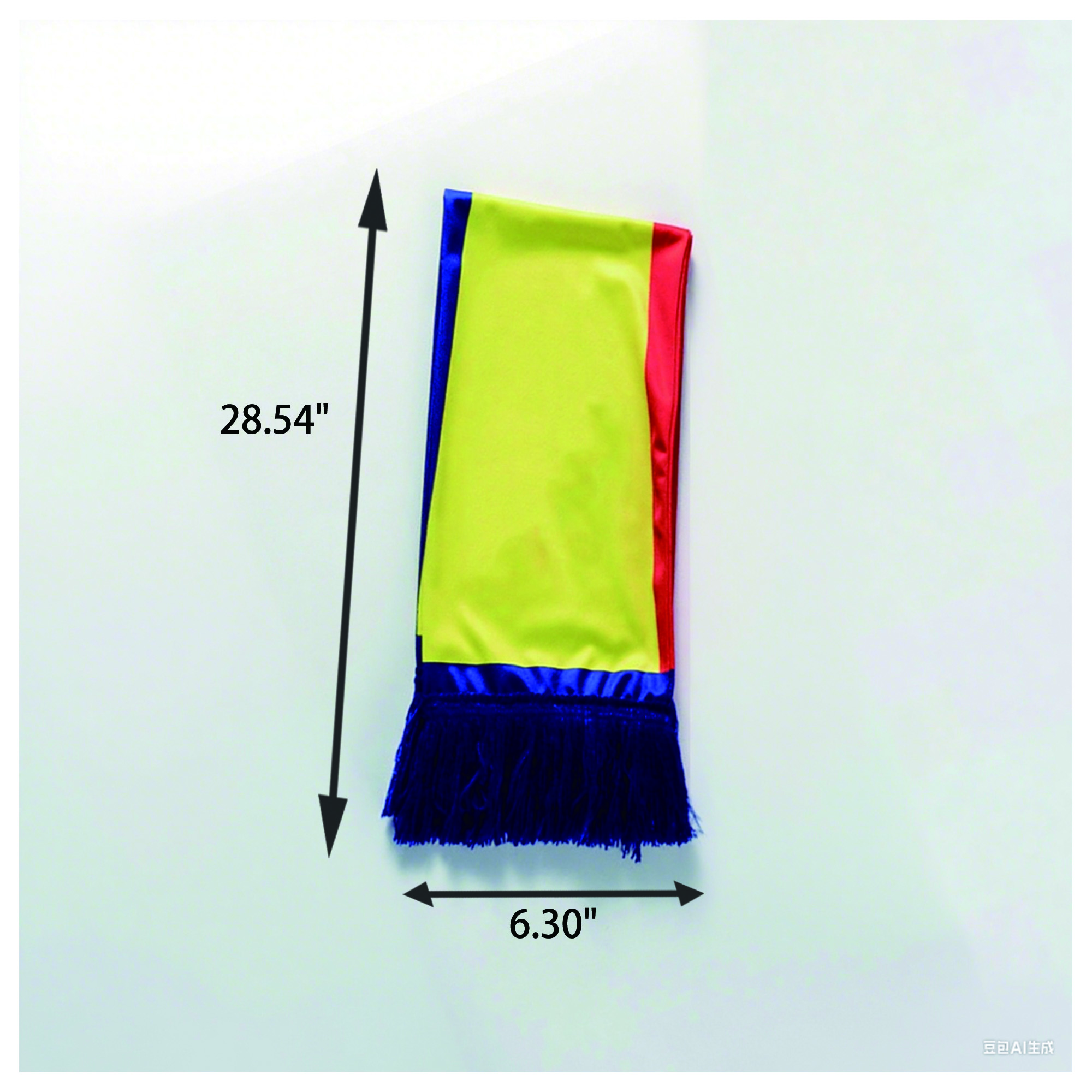 Polyester Scarf with Tassle 3