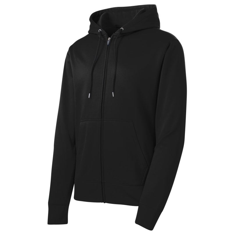 Sport-Tek Sport-Wick Fleece Full-Zip Hooded Jacket. 10