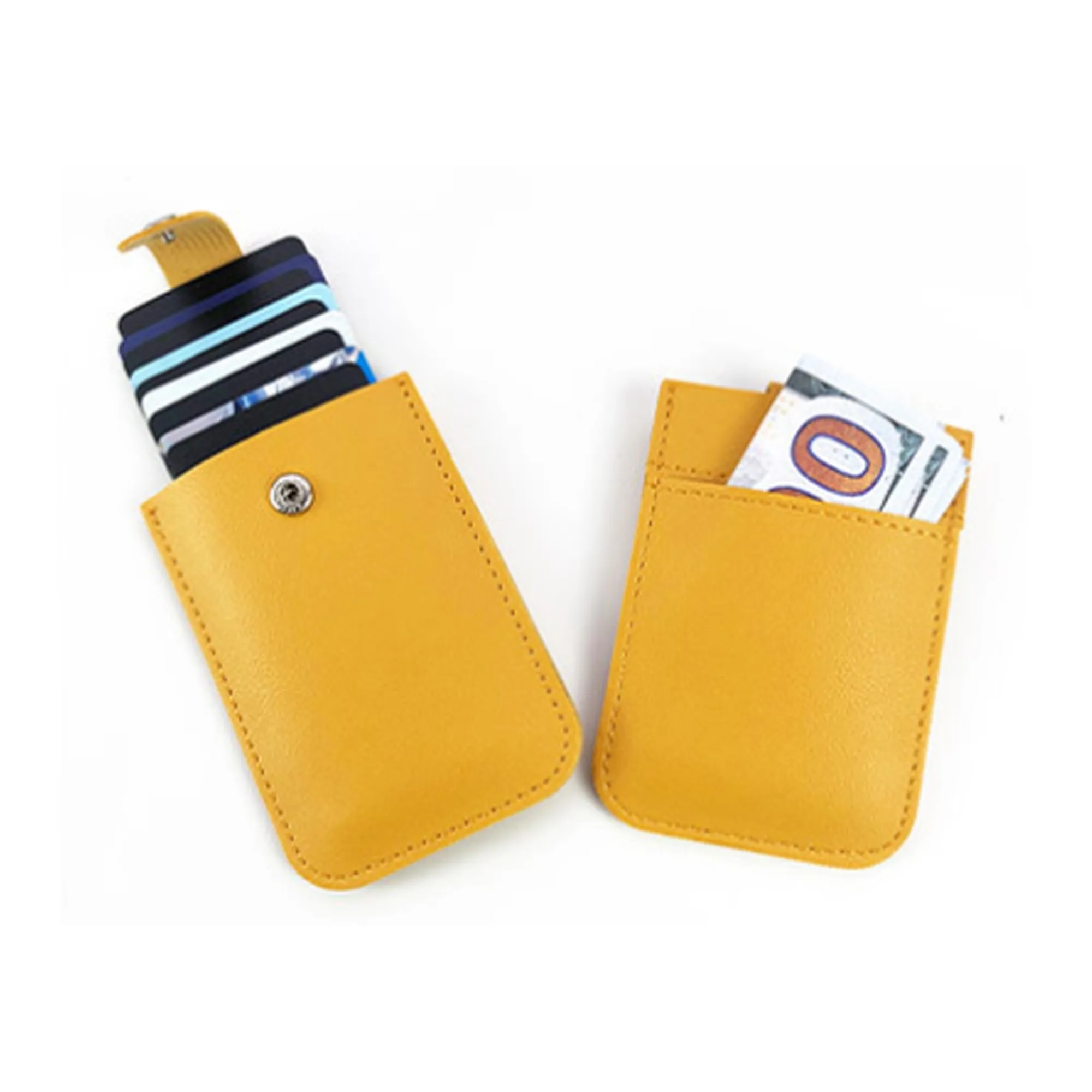 Layered Pull Tab Card Wallet 6