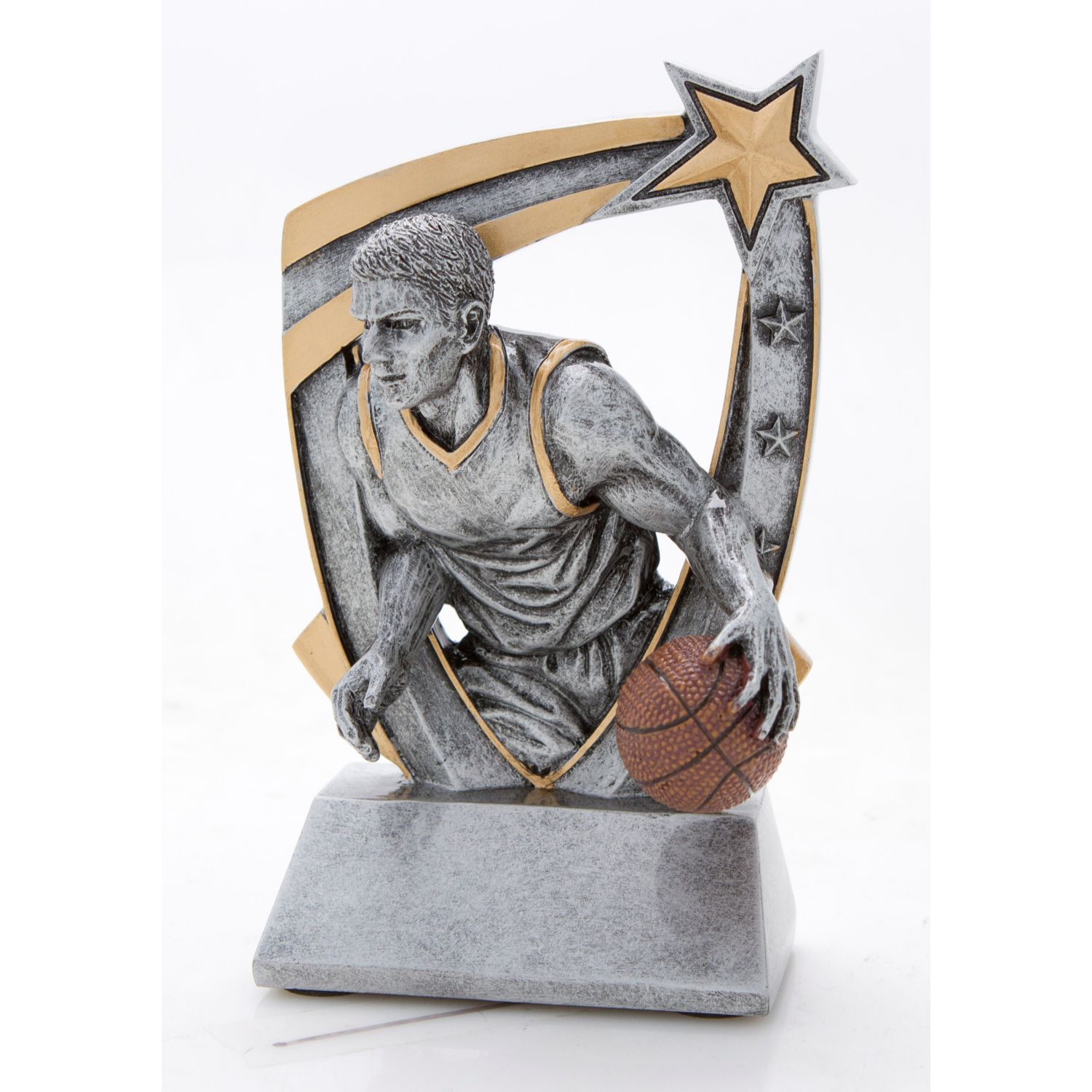 Male Basketball 3-D Star Resin 2