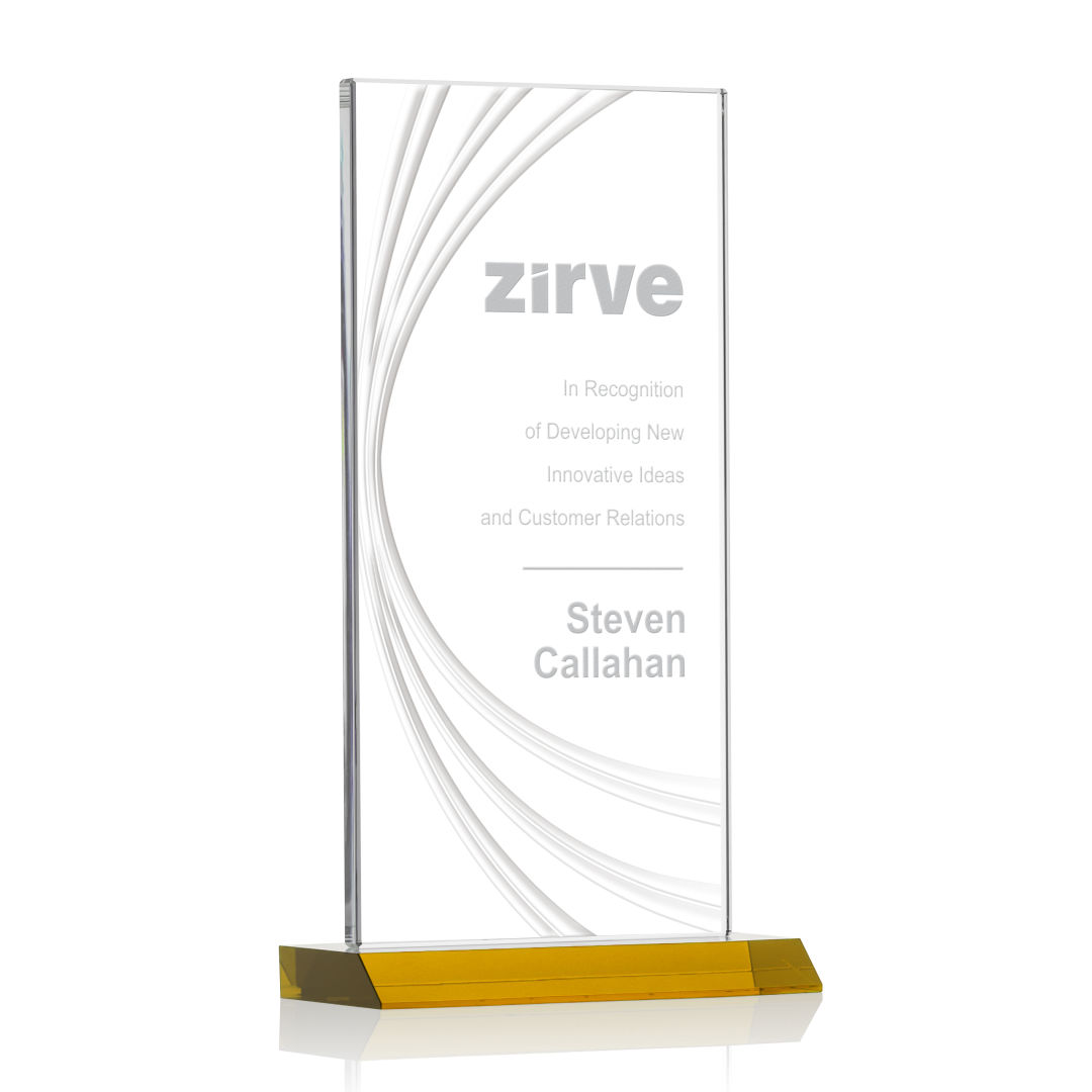 Hawkins Liquid Crystal™ Award - Amber 7