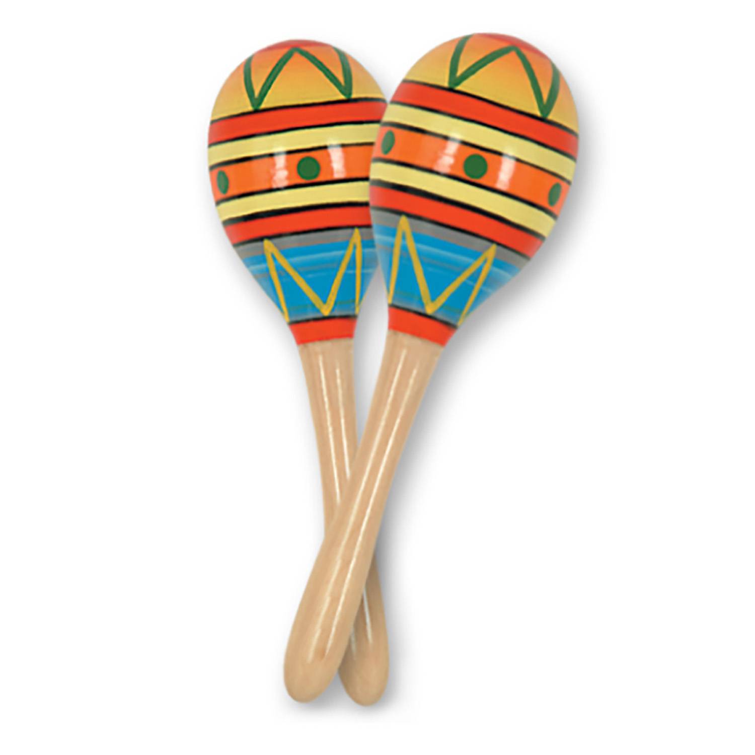 Toddler Wooden Maracas Rattle Toy 4