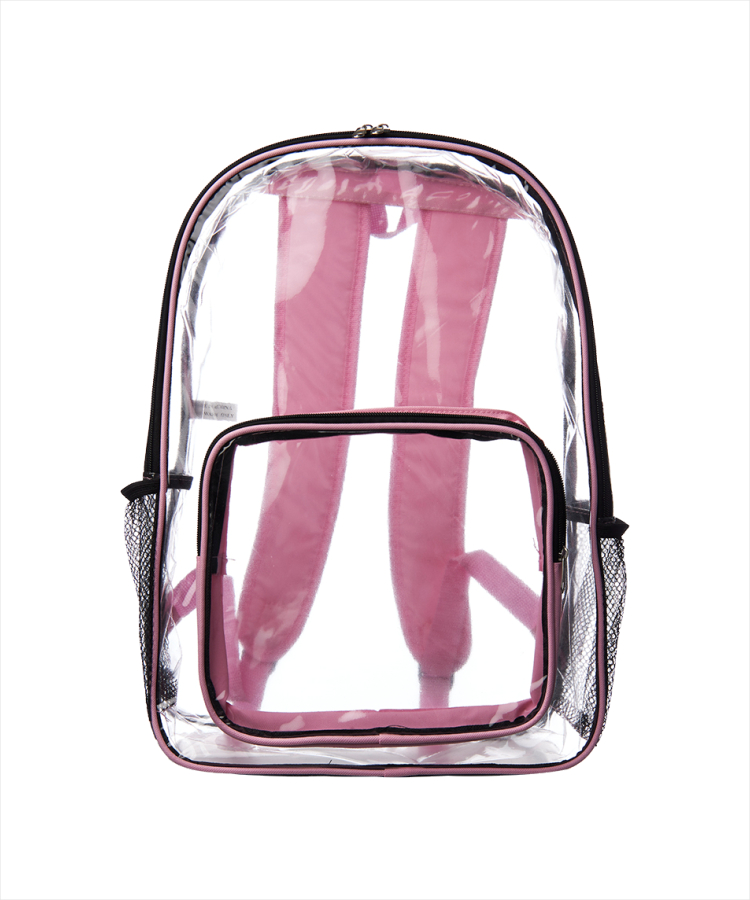 Union Printed - Pocket Clear Plastic Backpacks 11