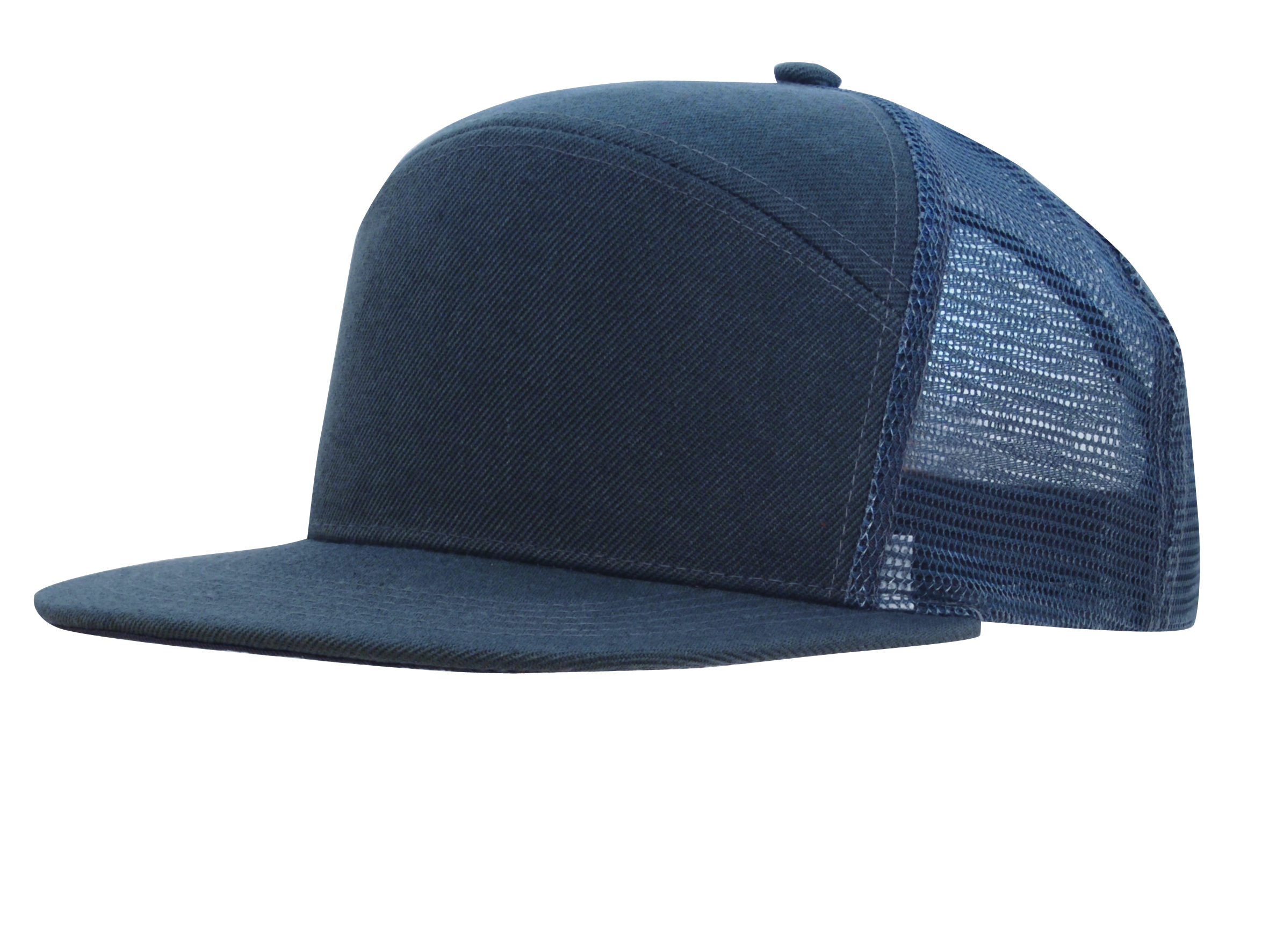 Premium American Twill A Frame Cap with Mesh Back || 4154