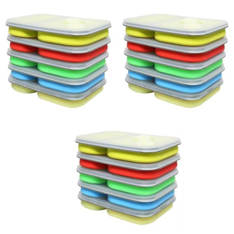 silicone portable lunch box