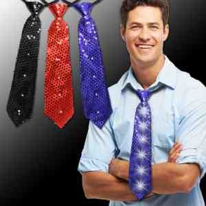 Sequin LED Neckties 2