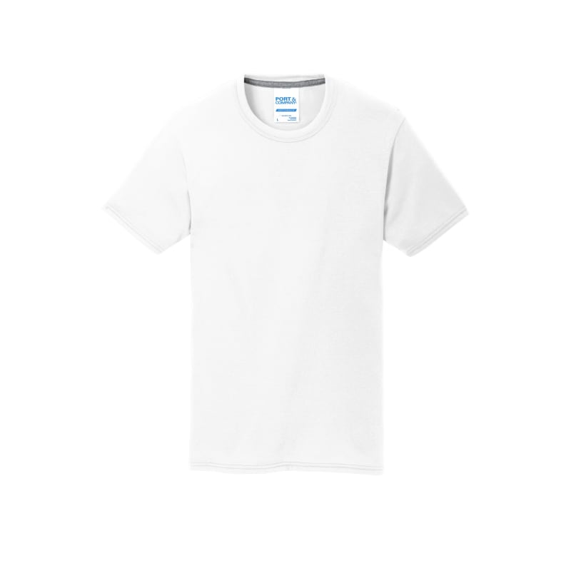 Port & Company Youth Performance Blend Tee. 31