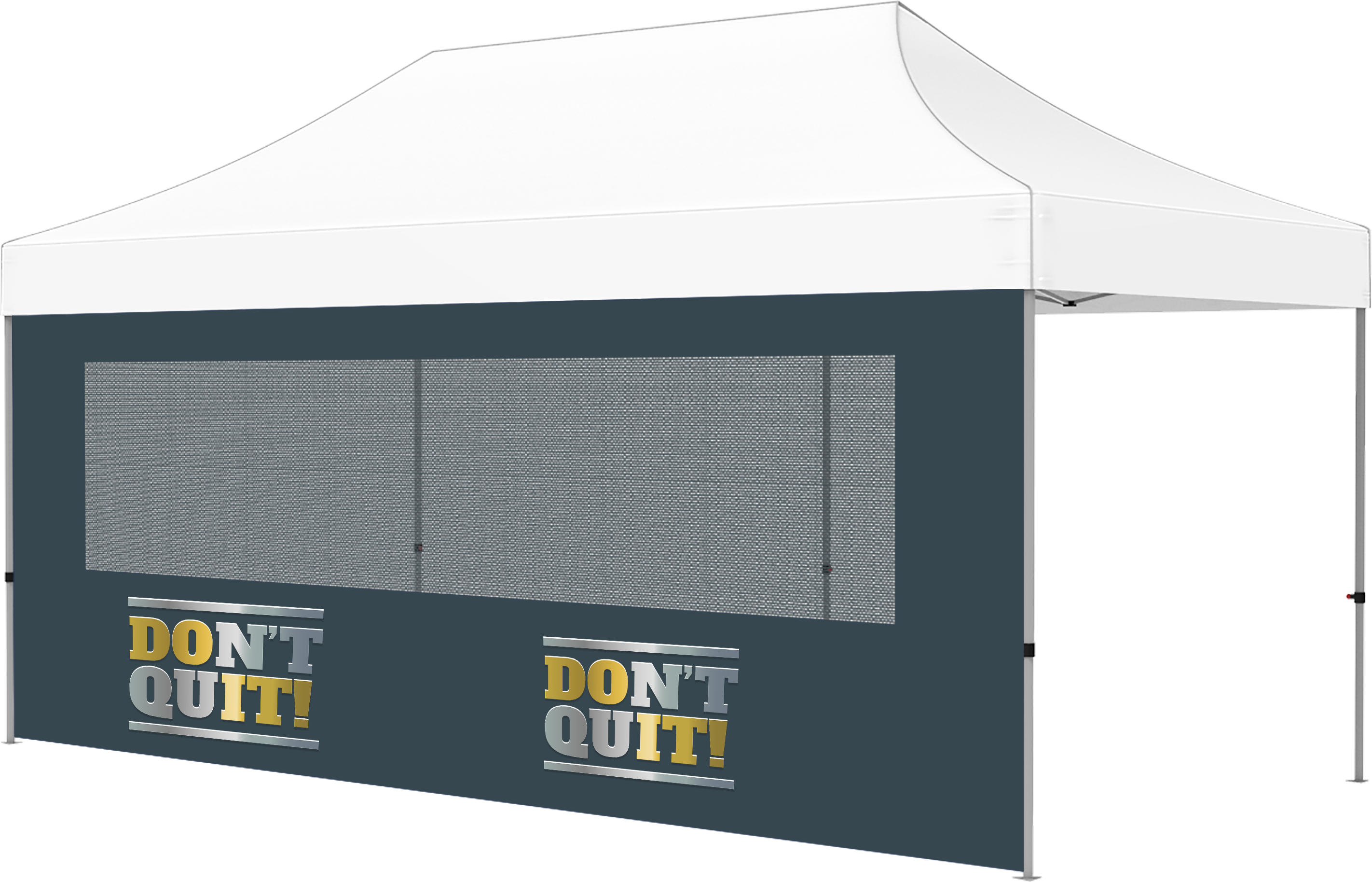 20ft Full Tent Wall Only - 2 Side Imprint w/Single Mesh Window 2
