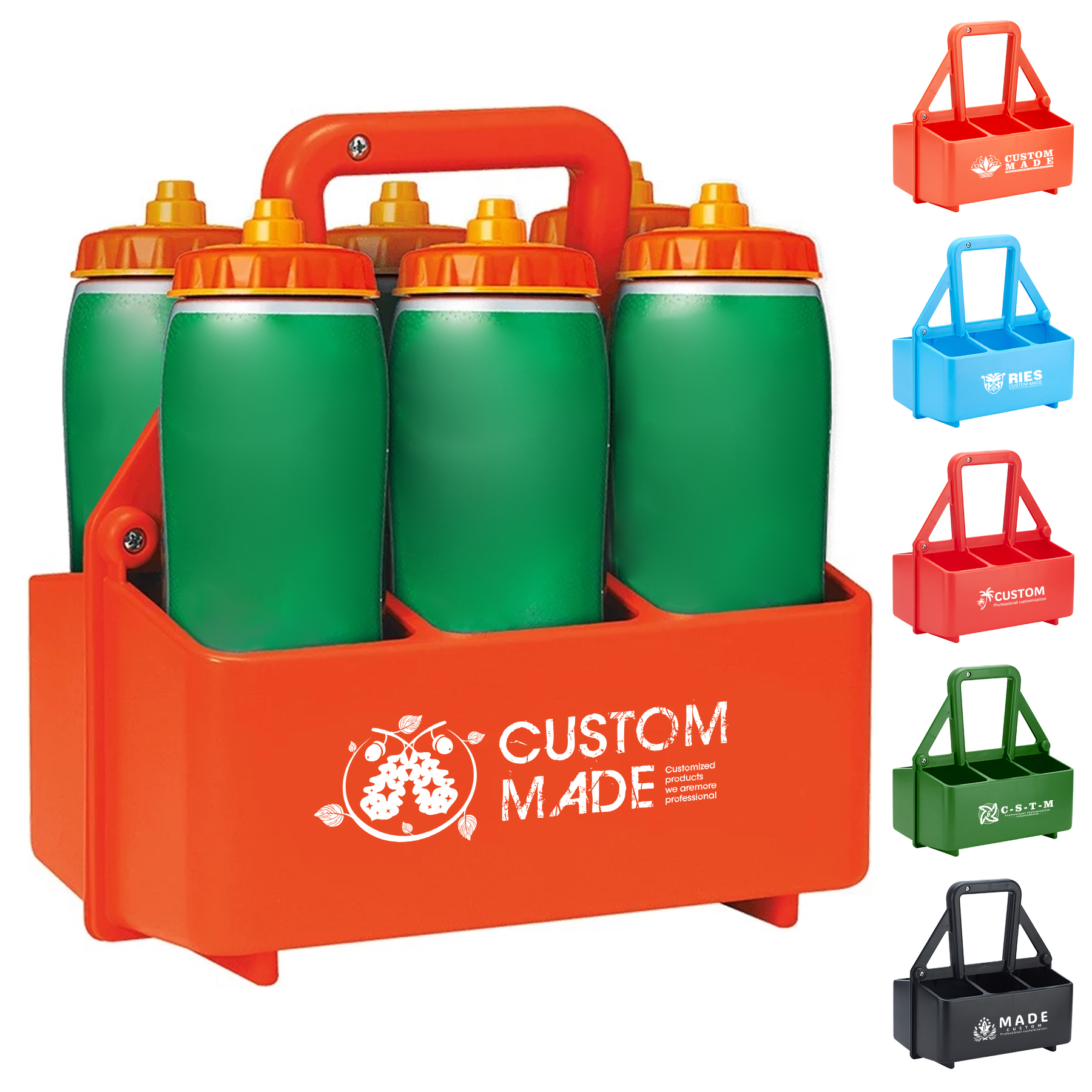 6-Pack Portable Plastic Beer Basket 3