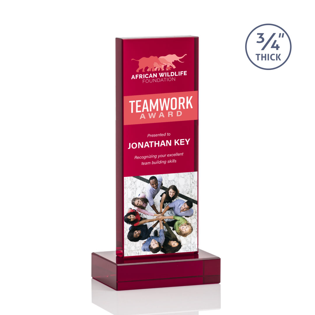 Hathaway VividPrint™ Award - Red 9