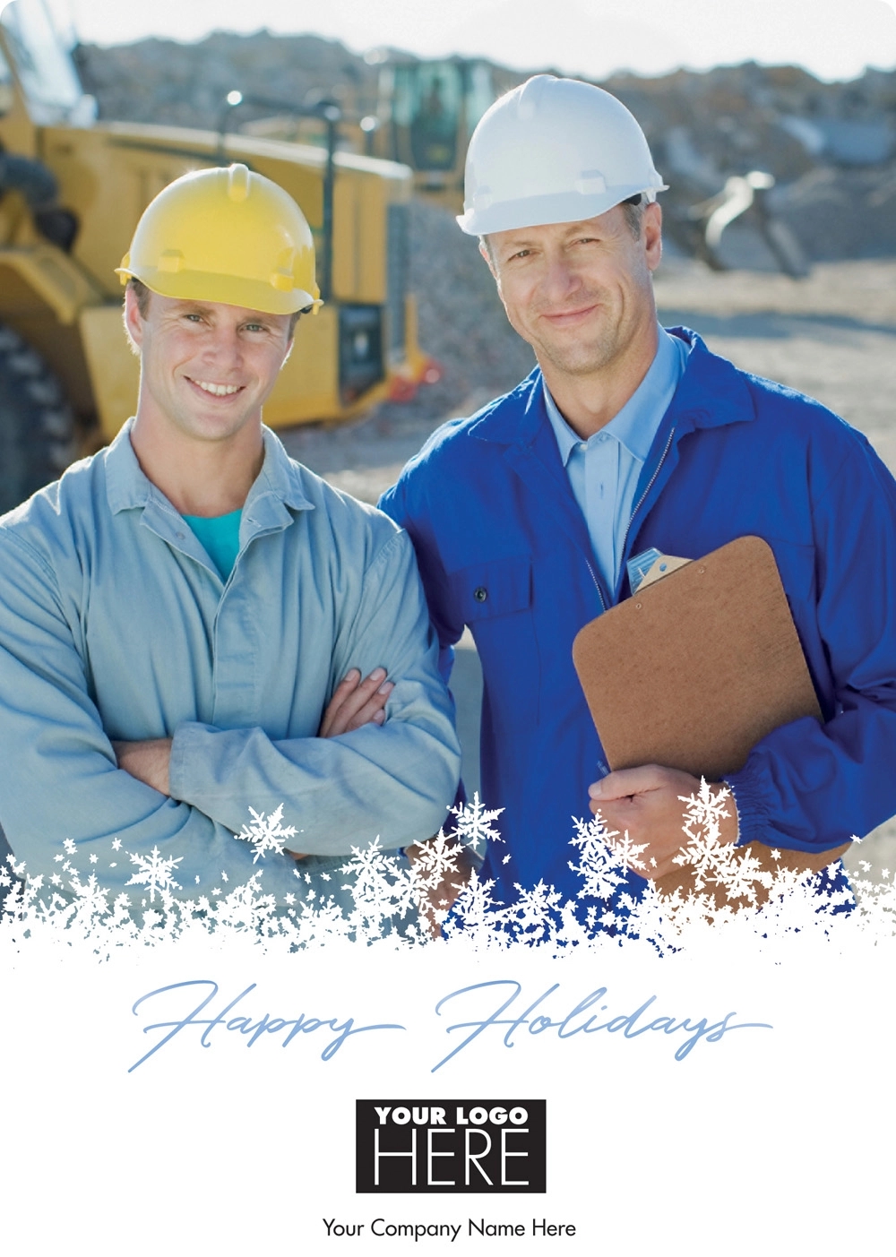 Off the Script Flat Holiday Photo Cards 3