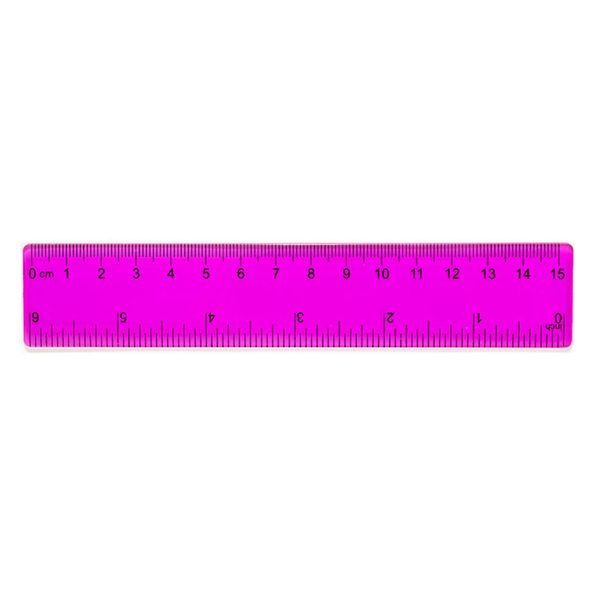 Multi-Color Plastic Ruler Set with Measurements 3