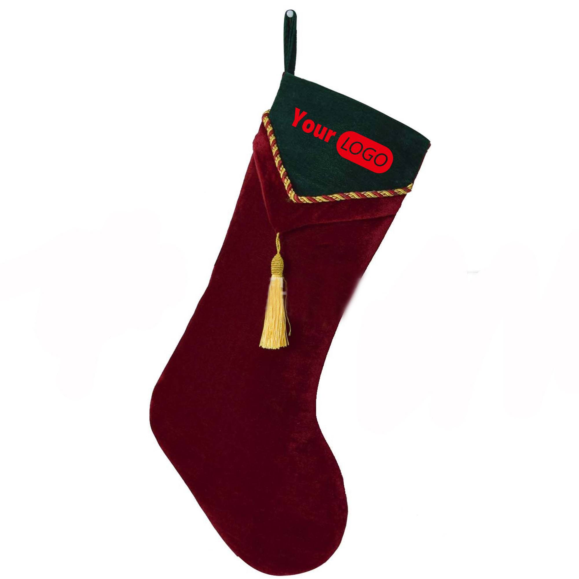 Velvet Candy Cane Family Christmas Festive Socking 2