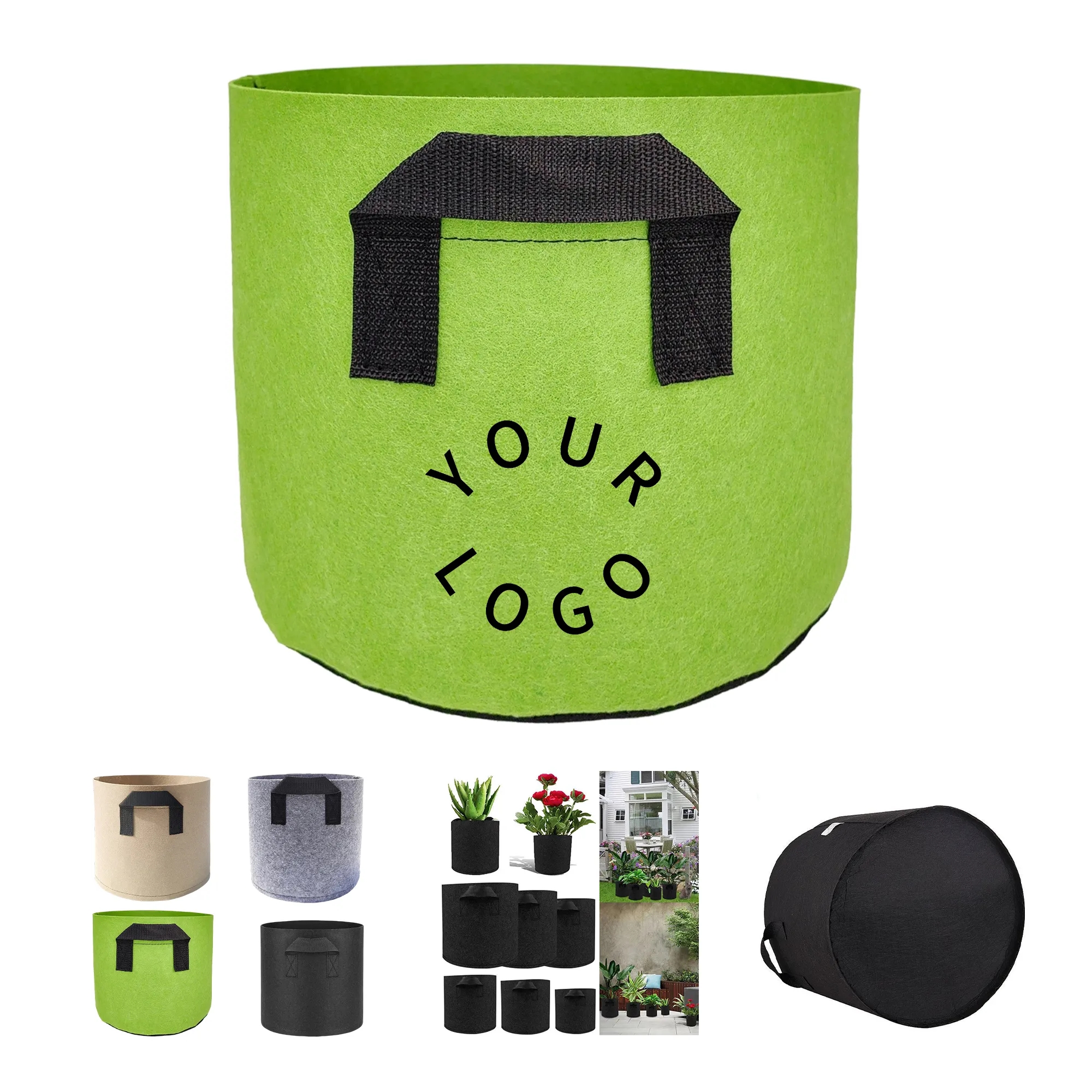 5-Gallon Non-Woven Plant Grow Pouch 1