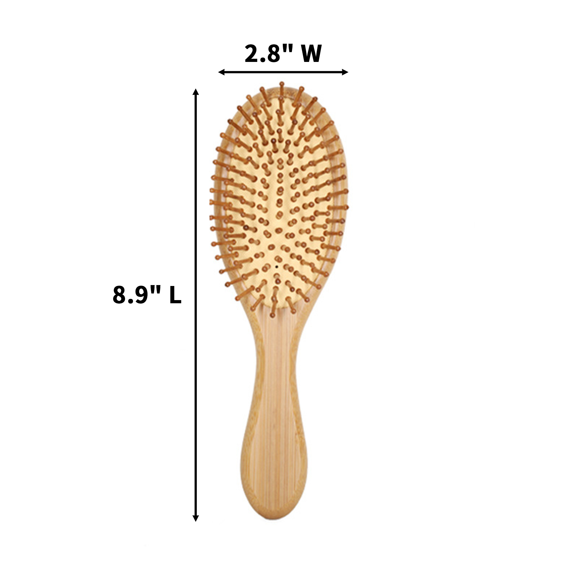 Bamboo Air Cushion Detangle Comb With Massage Pin 3