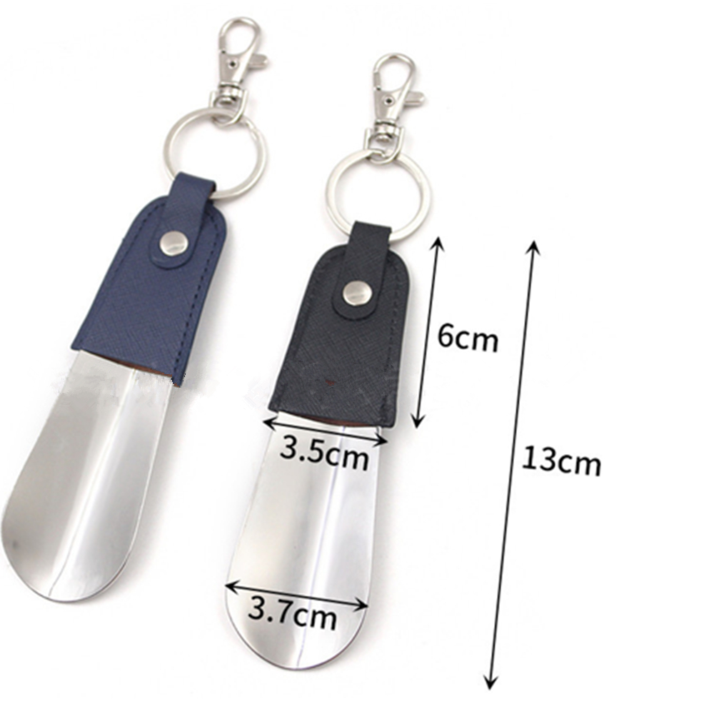 Leather Shoe Horn With Key Ring 7
