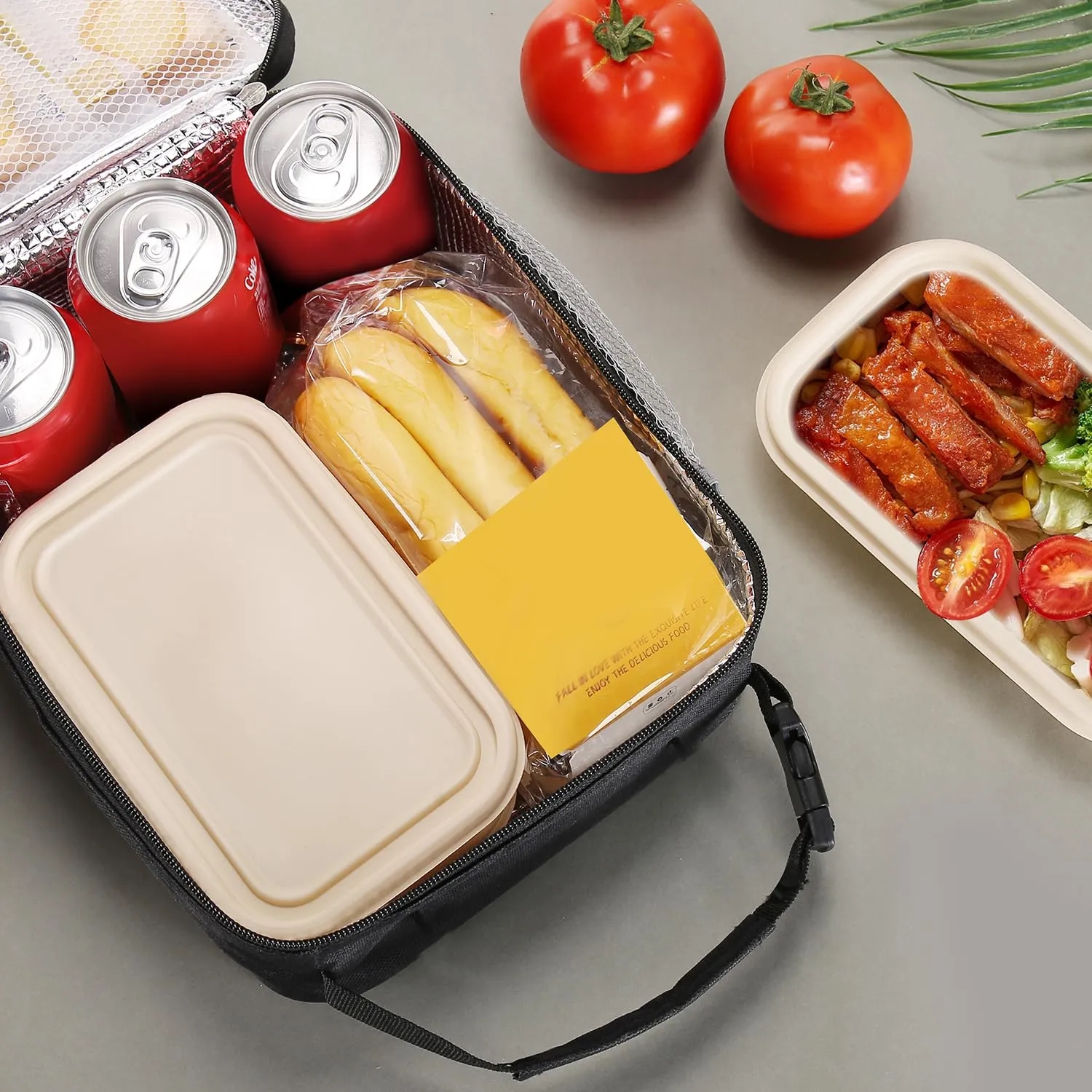 Reusable Insulated Lunch bag cooler 7