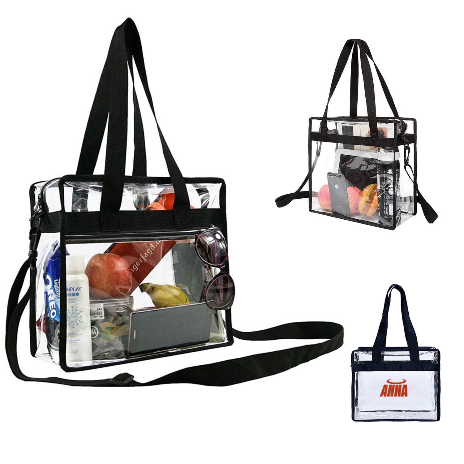 Clear Stadium Tote Bag 1