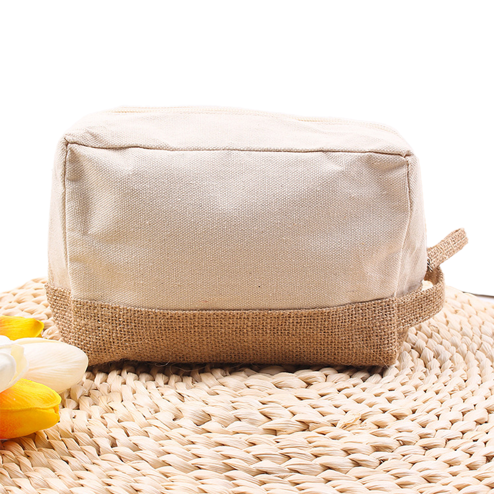 Jute Makeup Bag 2