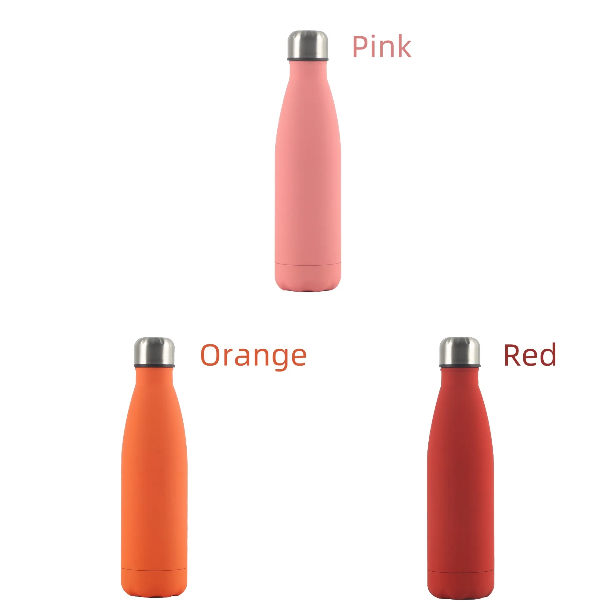 17oz 304 Stainless Steel Coke Bottle Thermos, custom water bottle with logo imprint 2