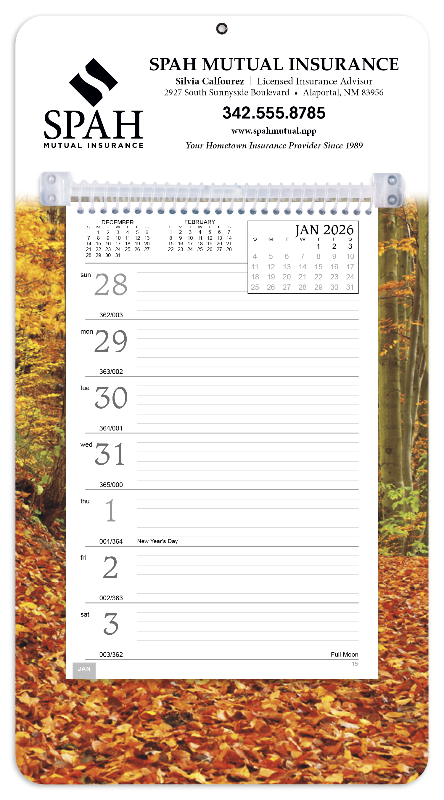 Triumph® Calendars Full-Color Weekly Memo Calendar 27