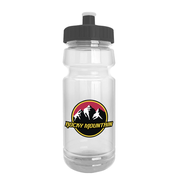 Wheely 24oz Transparent Bike Bottle w/Push-Pull Lid 33