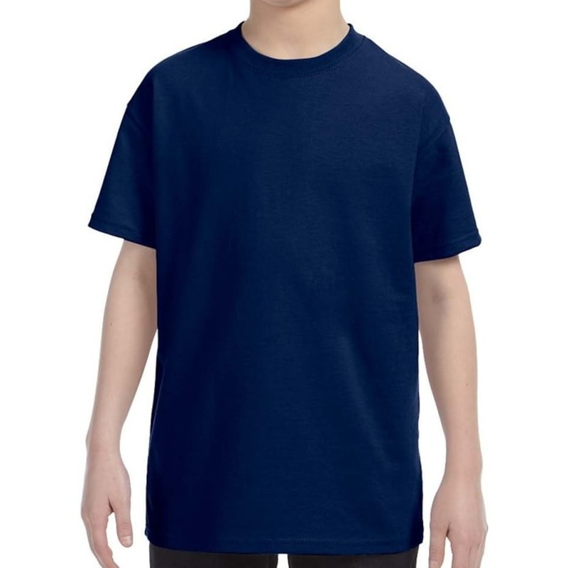 Custom Embroidered Youth Basic Cotton T-Shirts 36