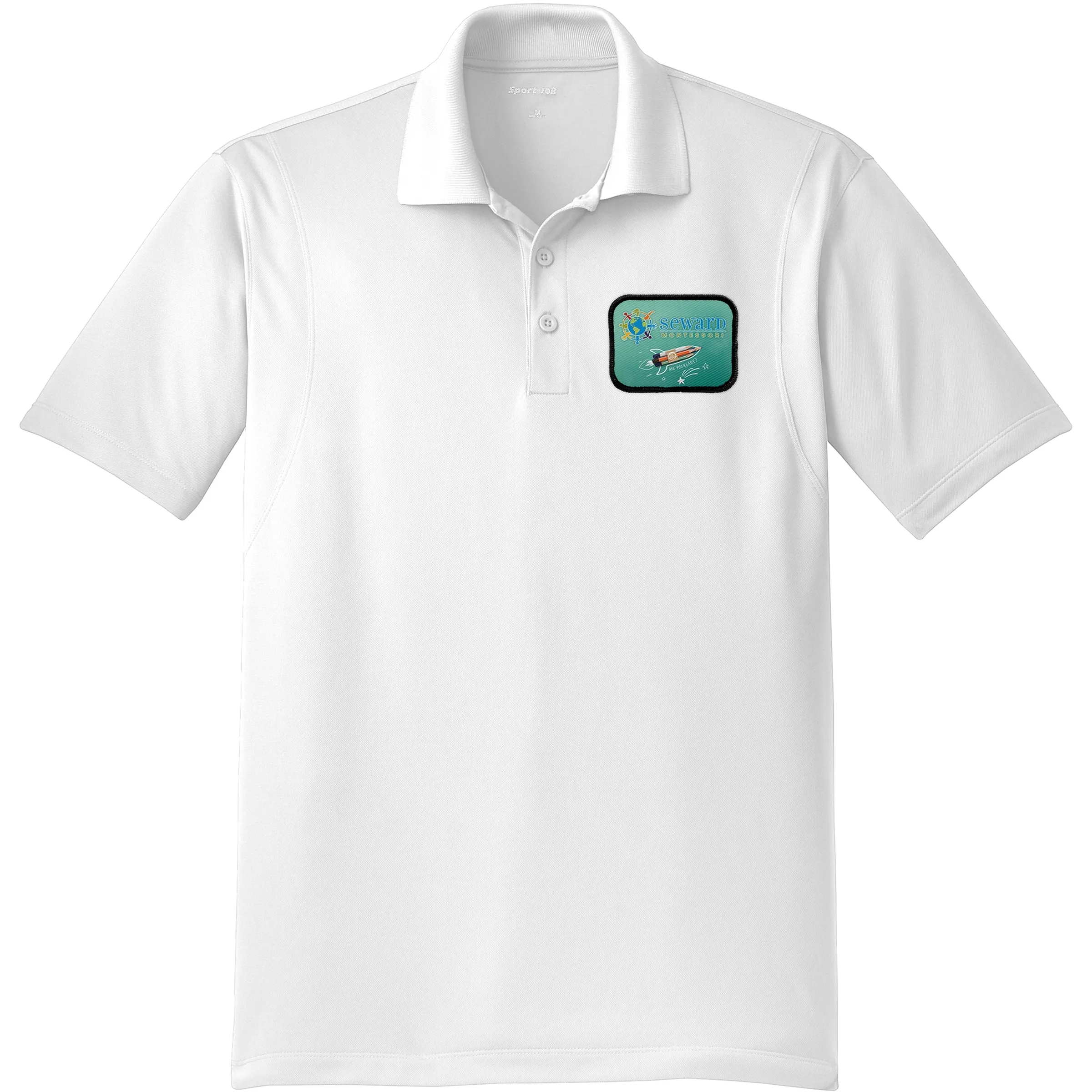 SPORT-TEK(R) MICROPIQUE SPORT-WICK(R) POLO WITH EMBLEM 4
