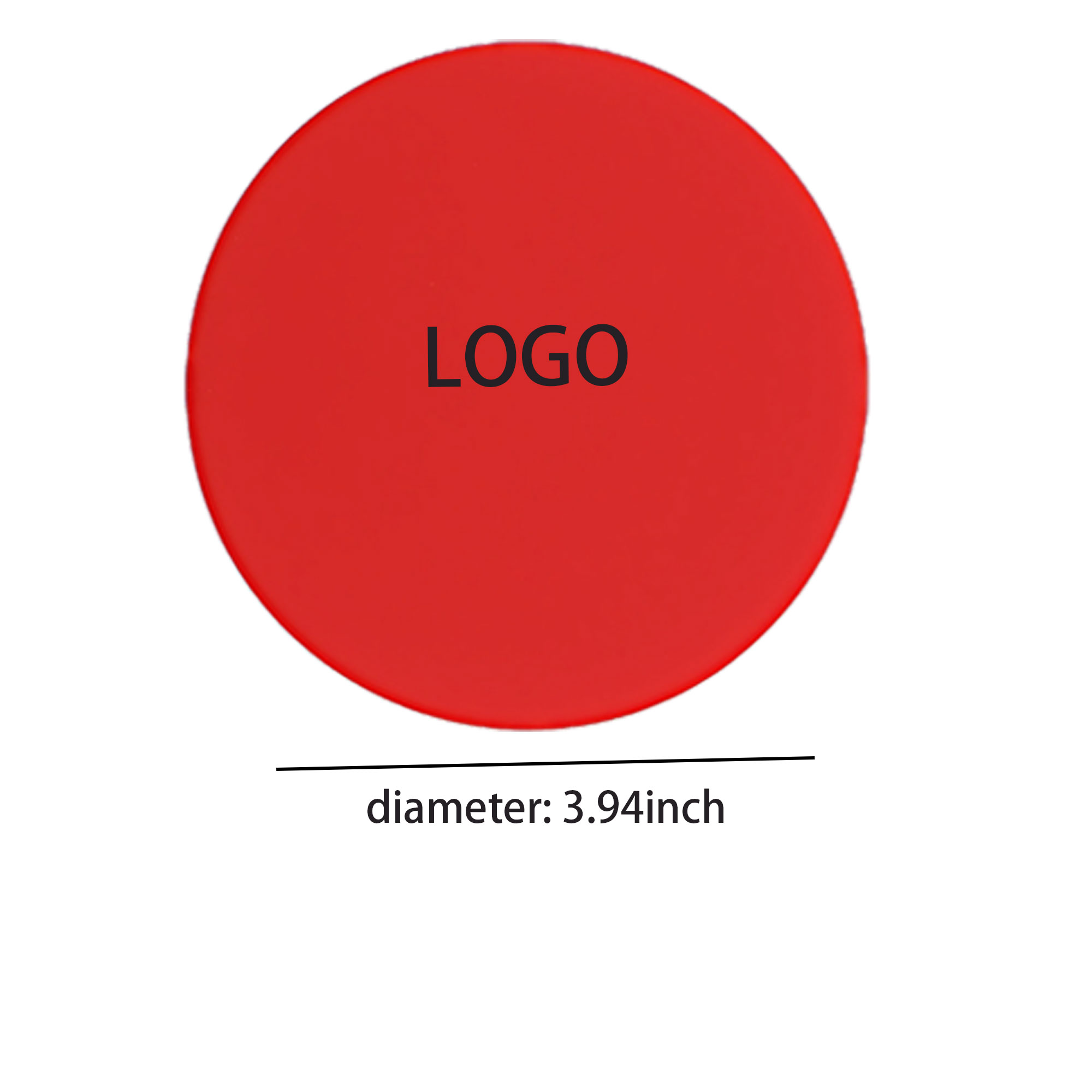Round Silicone Insulation Coaster 2