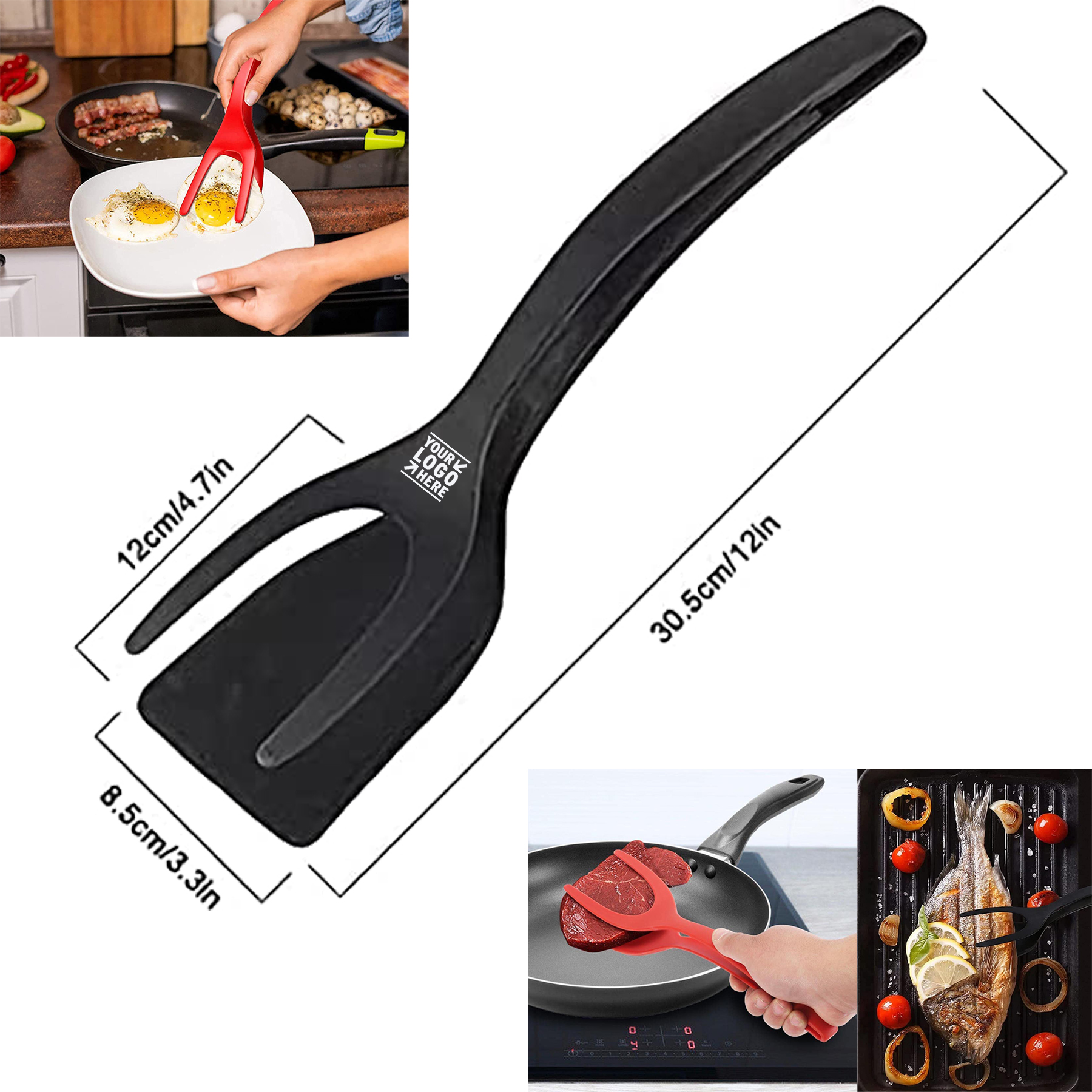 Fried Egg Double Spatula