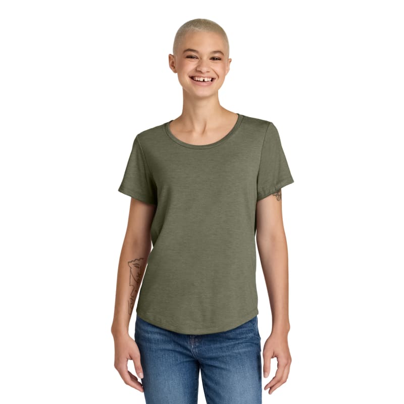 AllMade Women's Relaxed Tri-Blend Scoop Neck Tee 7