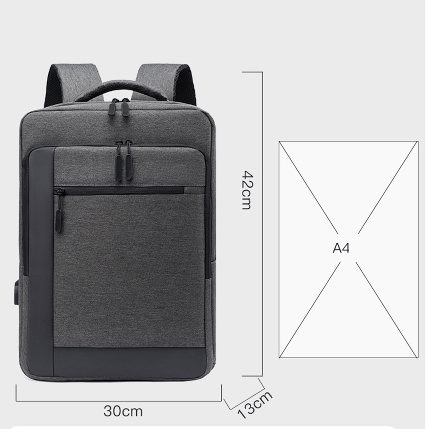 Smart Work Backpack with USB Charging Port 1