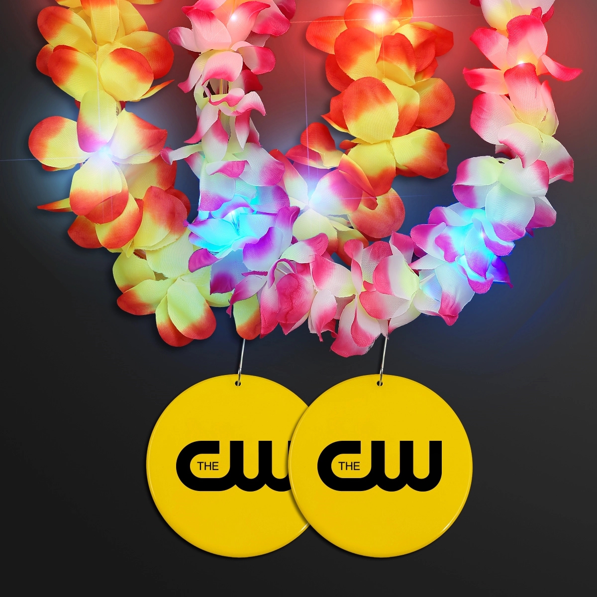 Light Up Hawaiian Leis with Custom Circle Medallion 17