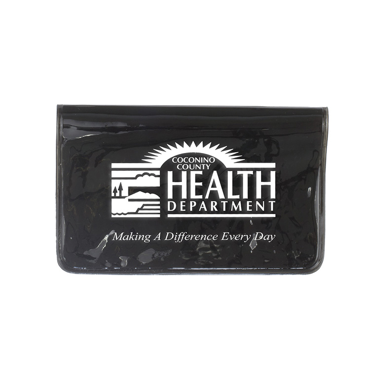 3" W x 2-1/4"H "Majorca" Fold Over Wallet Style Colorful Vinyl Pouch 34
