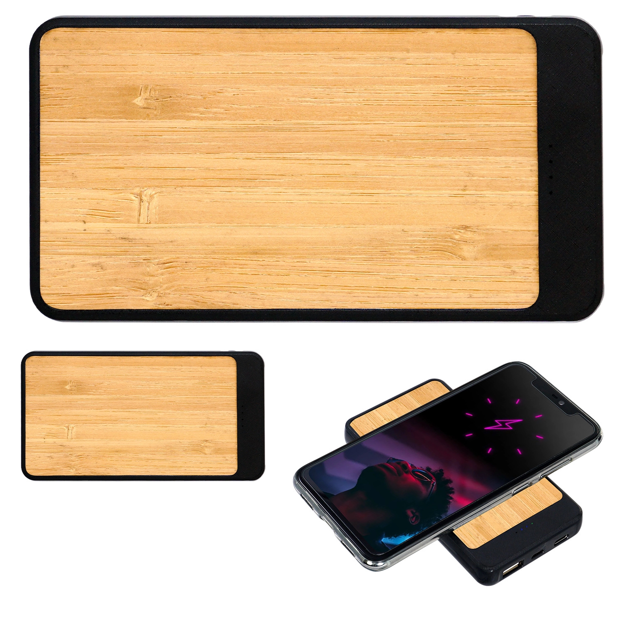 UL BAMBOO HIGH DENSITY SWIFT WIRELESS POWER BANK 3