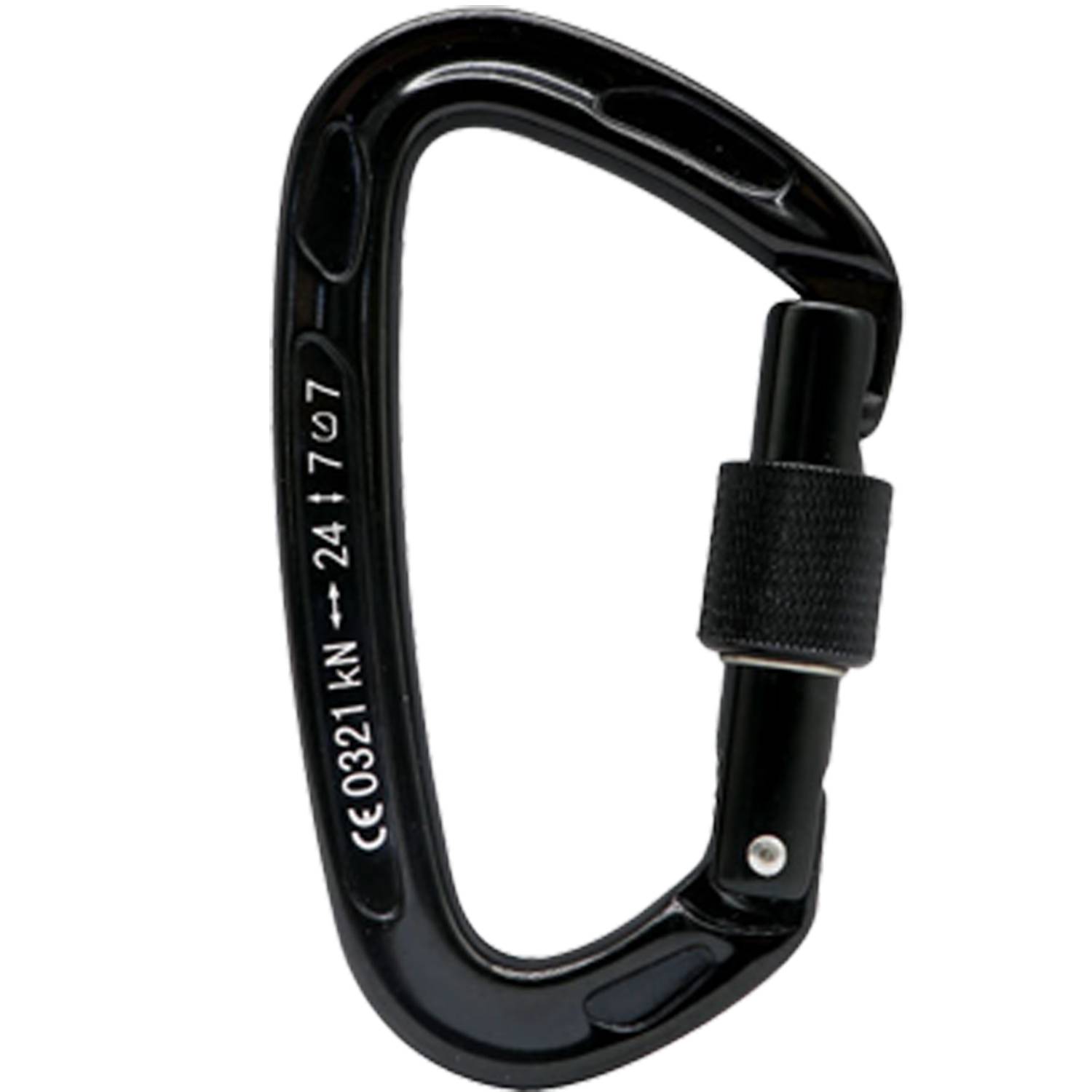 D Ring Climb Locking Carabiner Clip Lightweight and Strong 12