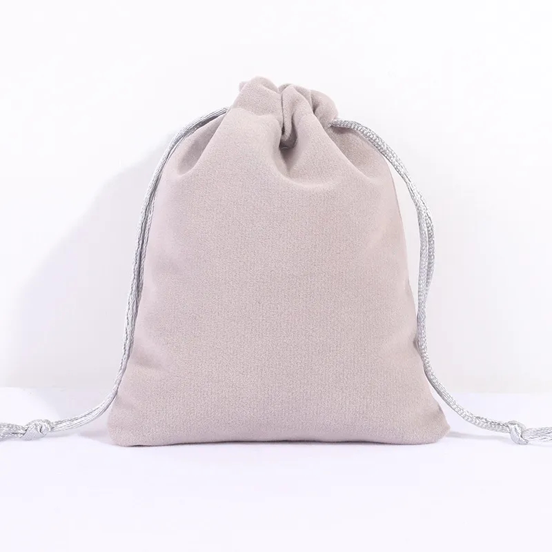 Flannelette Drawstring Storage Bags 2