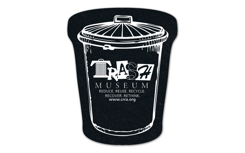 Trash Can Flat Tire Coaster