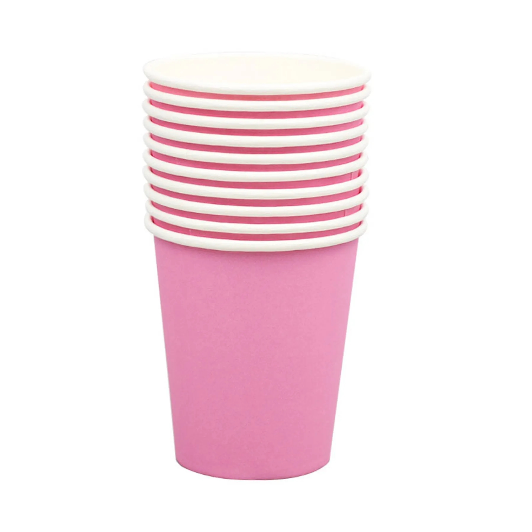 8oz Colored Plain Paper Cup 17