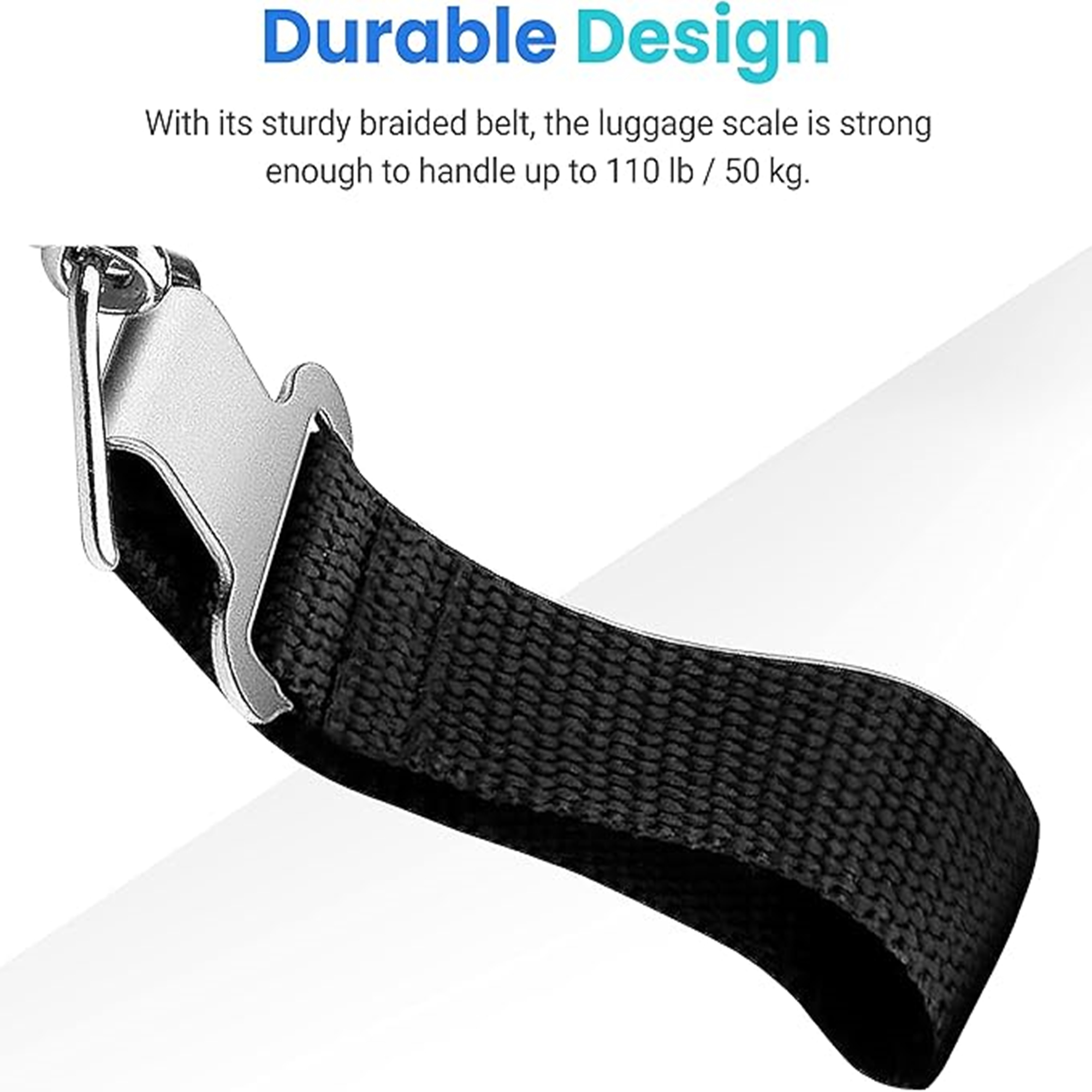 Portable Handheld Luggage Scale With Temperature Sensor 3