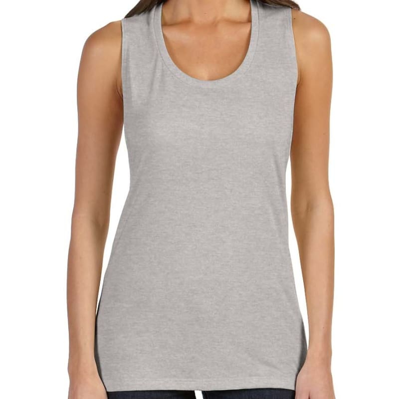 Bella Ladies Flowy Scoop Muscle Tank 14